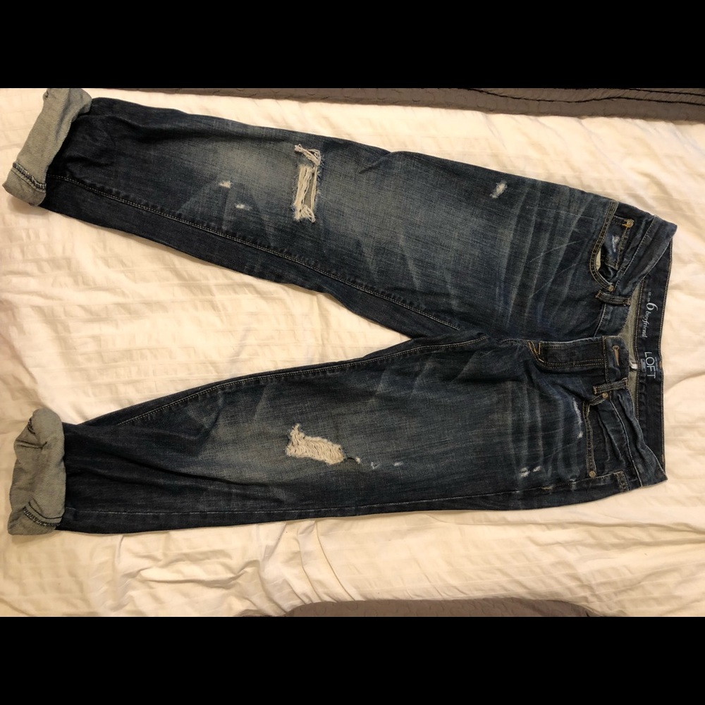 Loft, boyfriend jeans